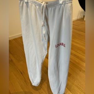 peace love world sweatpants